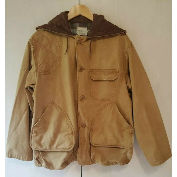 Western Field by Hawthorne VTG Duck Hunting Canvas Jacket Corduroy Flannel Lined - Picture 1 of 9